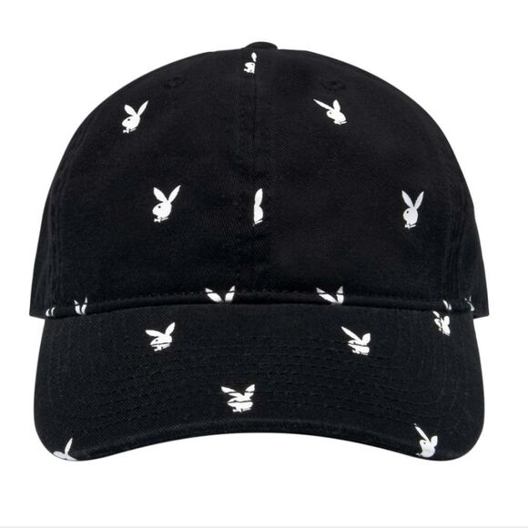 Playboy All-Over Rabbit Head Cap - Picture 1 of 6